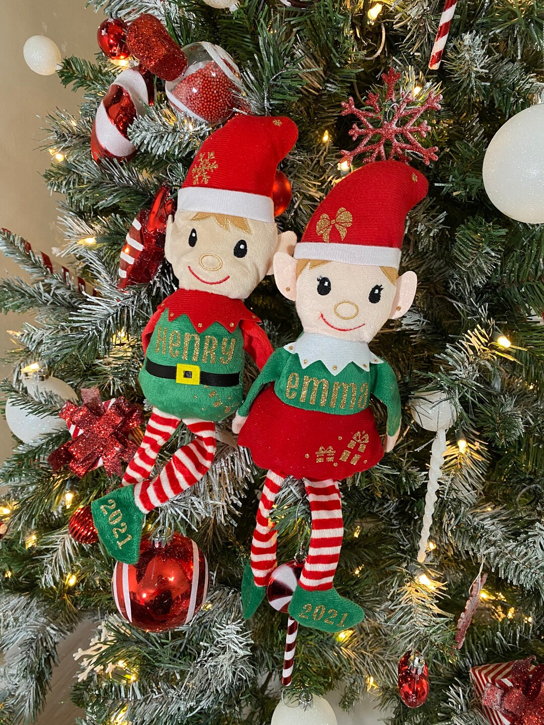 Plush Christmas Elves 2023 Personalized Christmas Elf Boy Elf Girl Elf