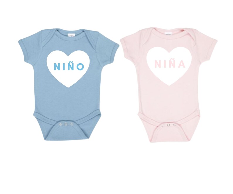 Nina O Nino Gender Reveal Box In Spanish Nina O Nino Gender Etsy Canada