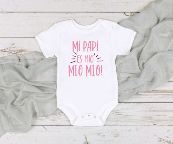 Mi Papi Es Mio Baby and Family Matching Shirt Papi De La Mini - Etsy