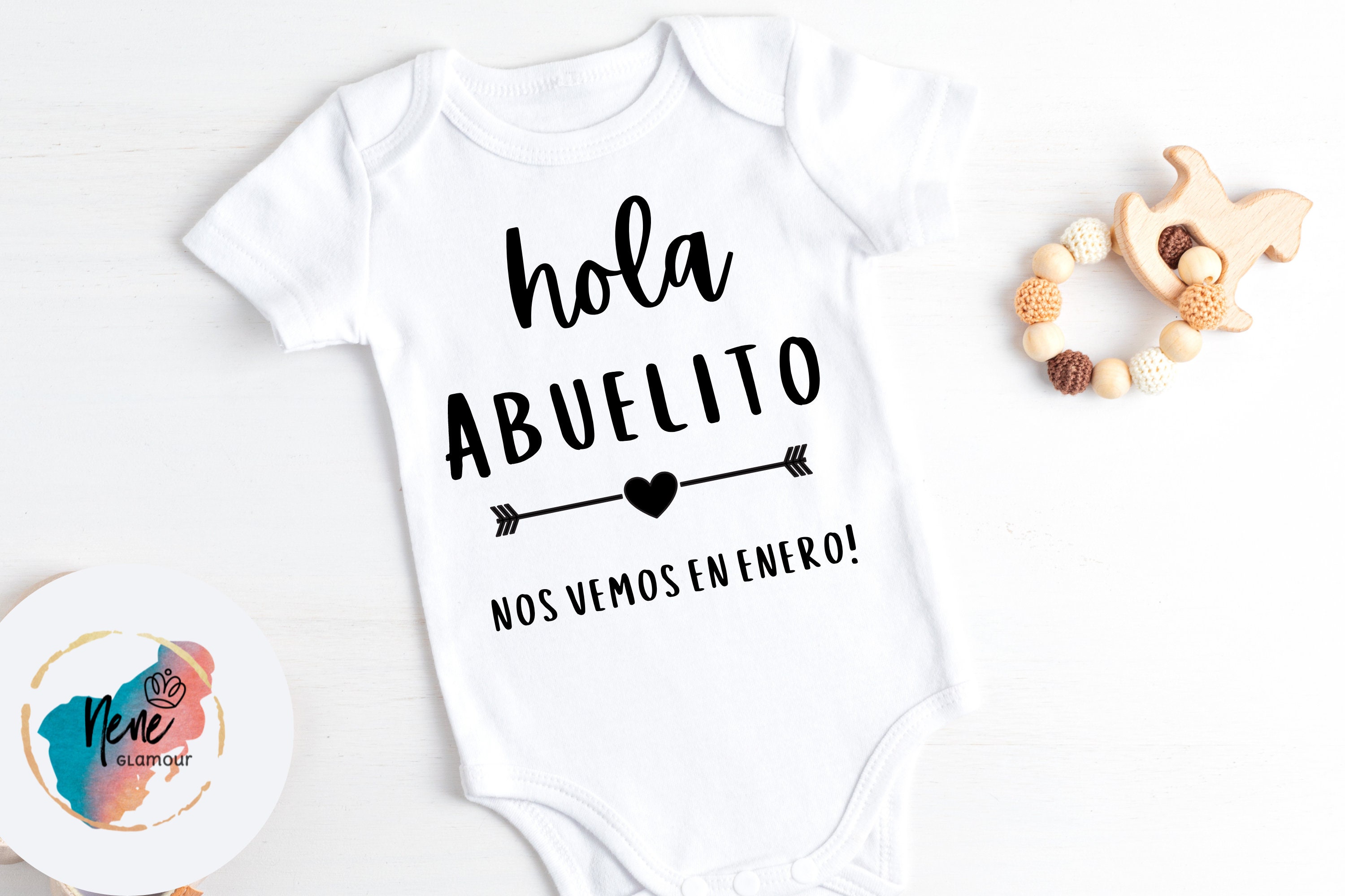Hola Abuelito Nos Vemos Pronto Pregnancy Announcement in Etsy