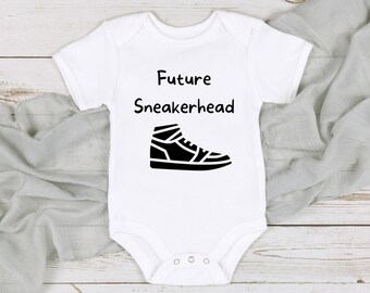 Future Sneakerhead Baby Bodysuit: Personalized Sneaker Lover Gift