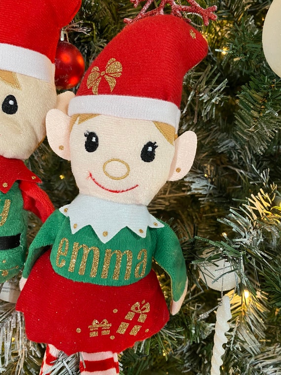 Plush Christmas Elves 2023 Personalized Christmas Elf Boy Elf Girl Elf christmas Gift My First Elf Christmas Giftyear 2023 Etsy UK