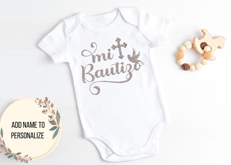 Mi Bautizo God Bless Baby Christening in Spanish Baptism Etsy