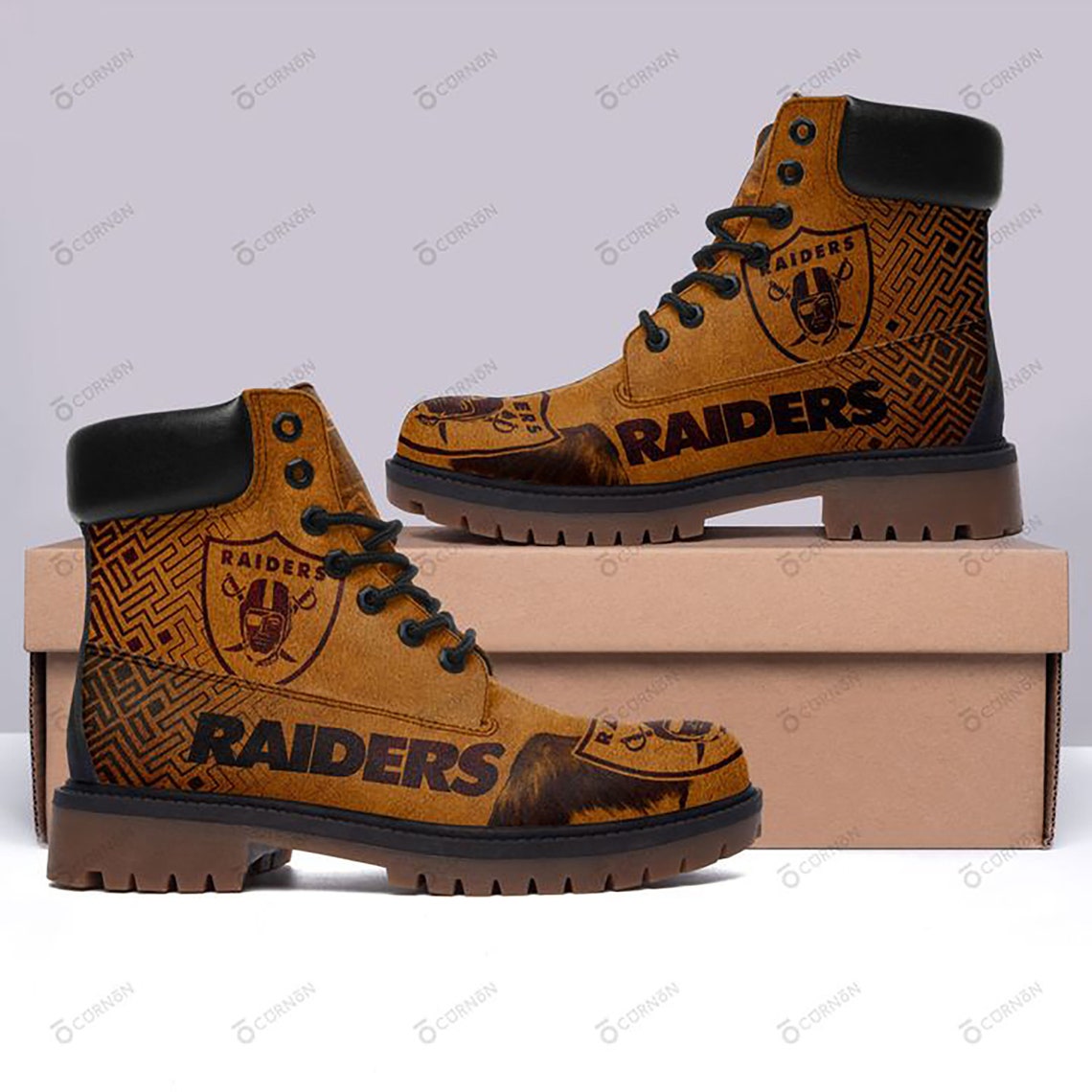 American Football Team Women Leather Boots Men Leather Boots Etsy