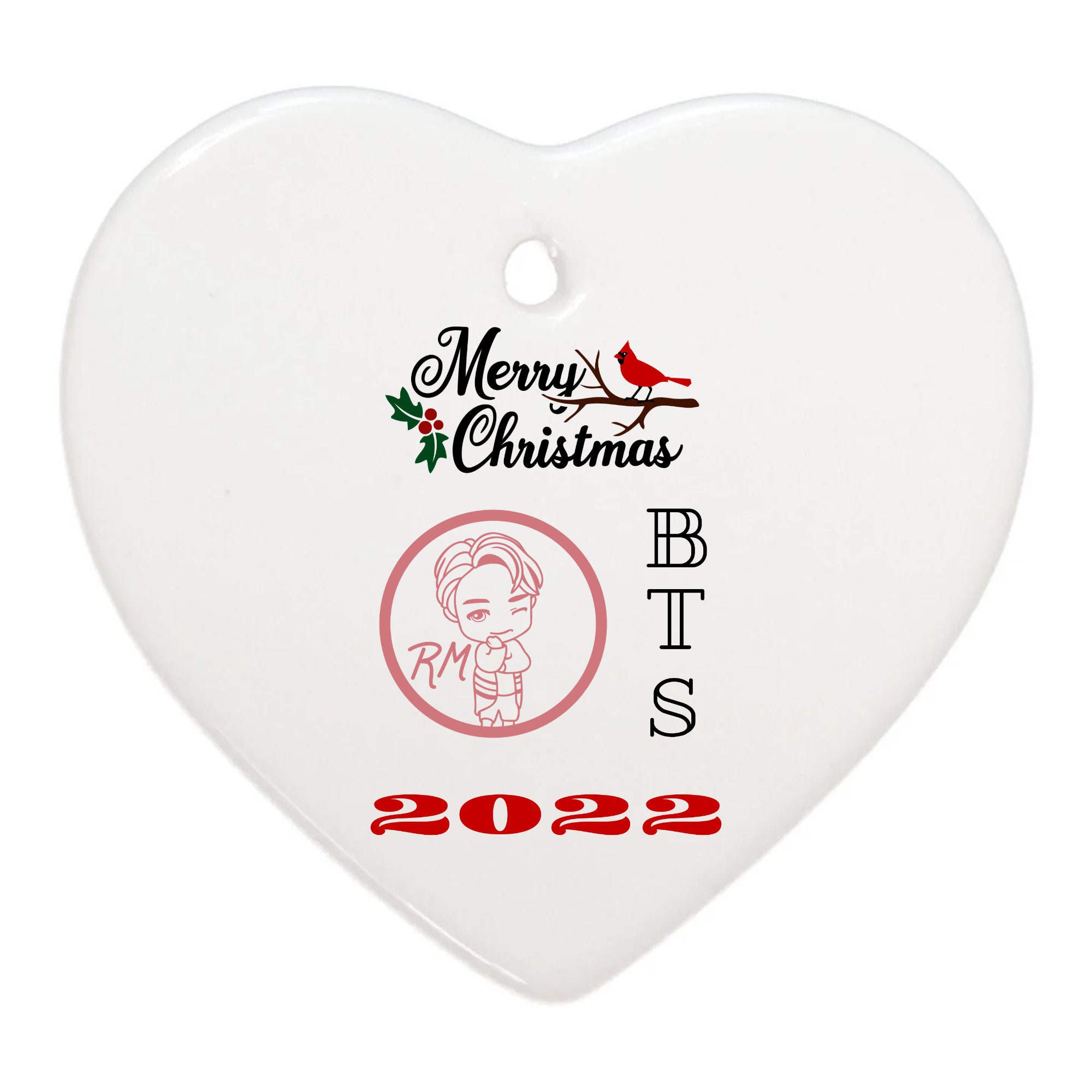 Bts Inspired Christmas Tree Ornaments Holiday