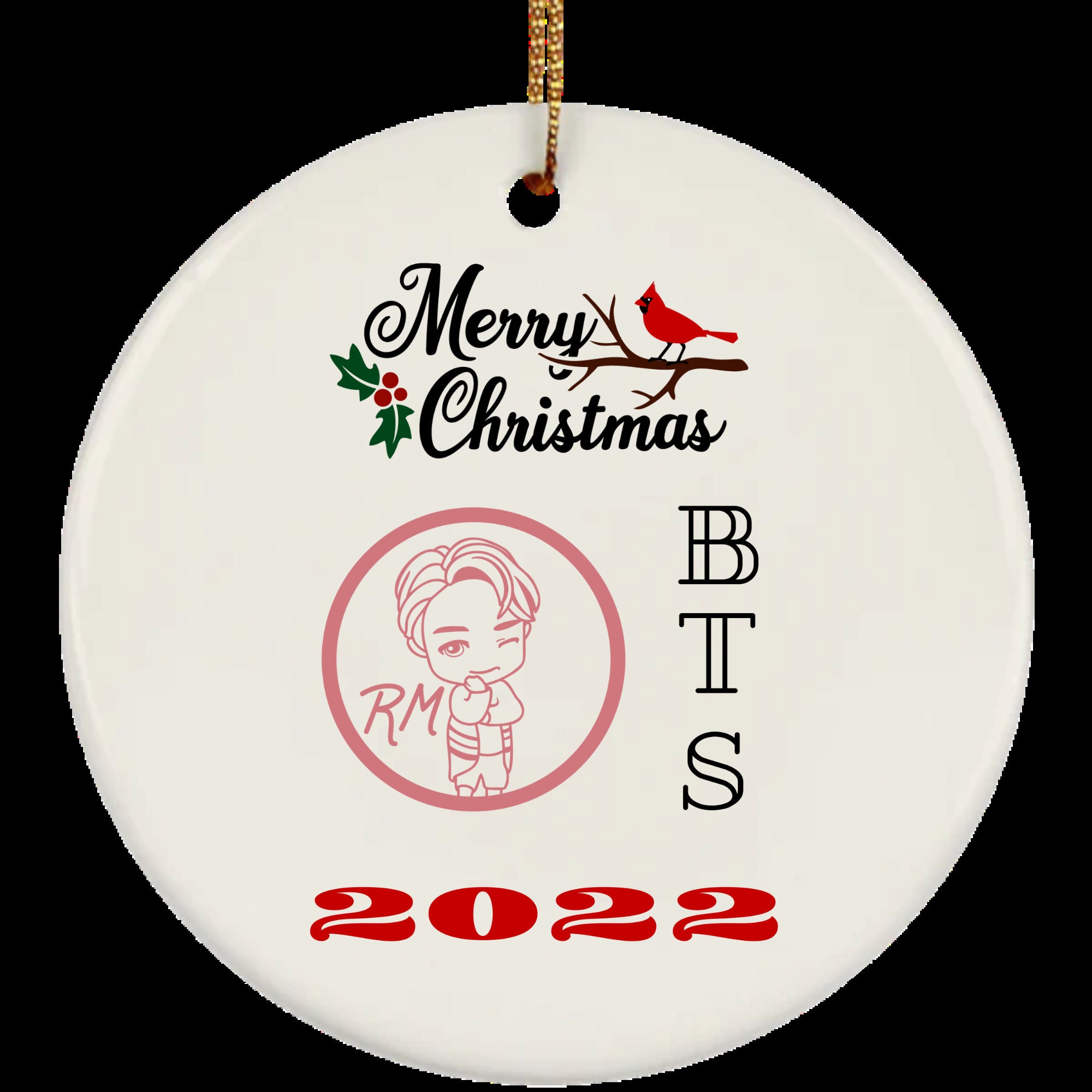 Bts Inspired Christmas Tree Ornaments Holiday