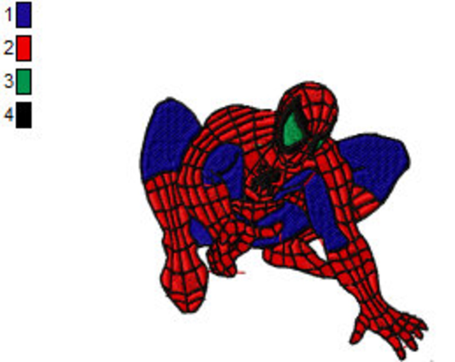 Marvels Spiderman Machine Embroidery Design Patterns INSTANT Etsy
