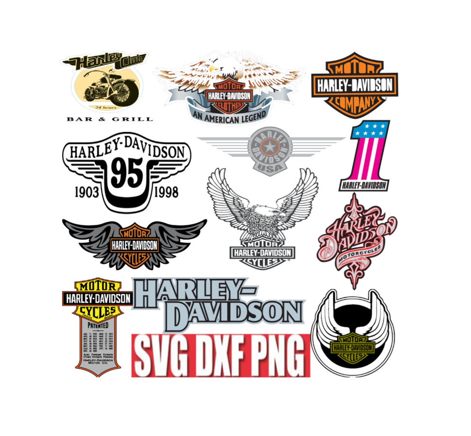 Harley Davidson Svg Bundle / Vector Images / Harley Davidson Etsy UK