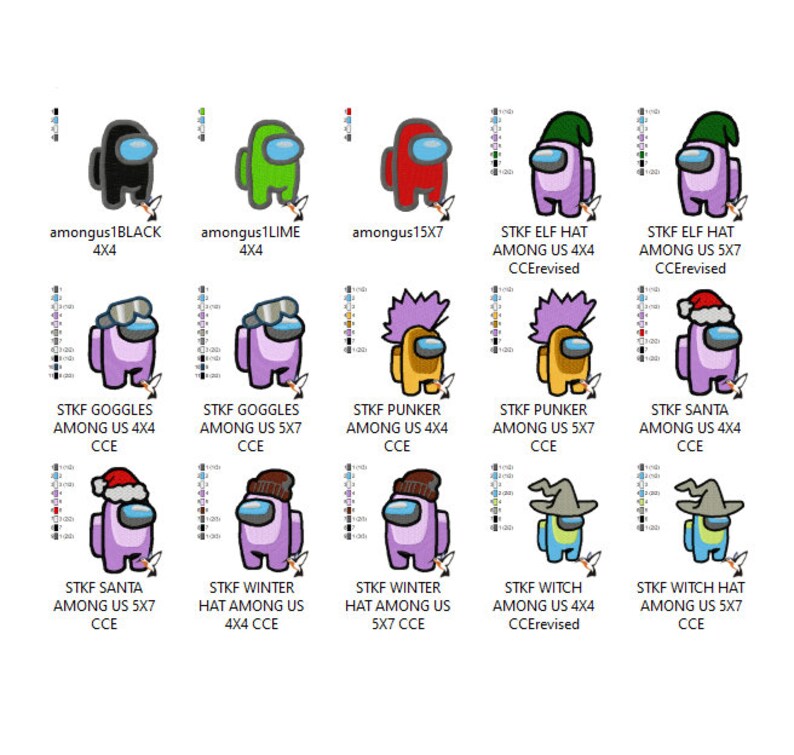 Among us jessecmault design patterns impostor jessecmault files  etsy