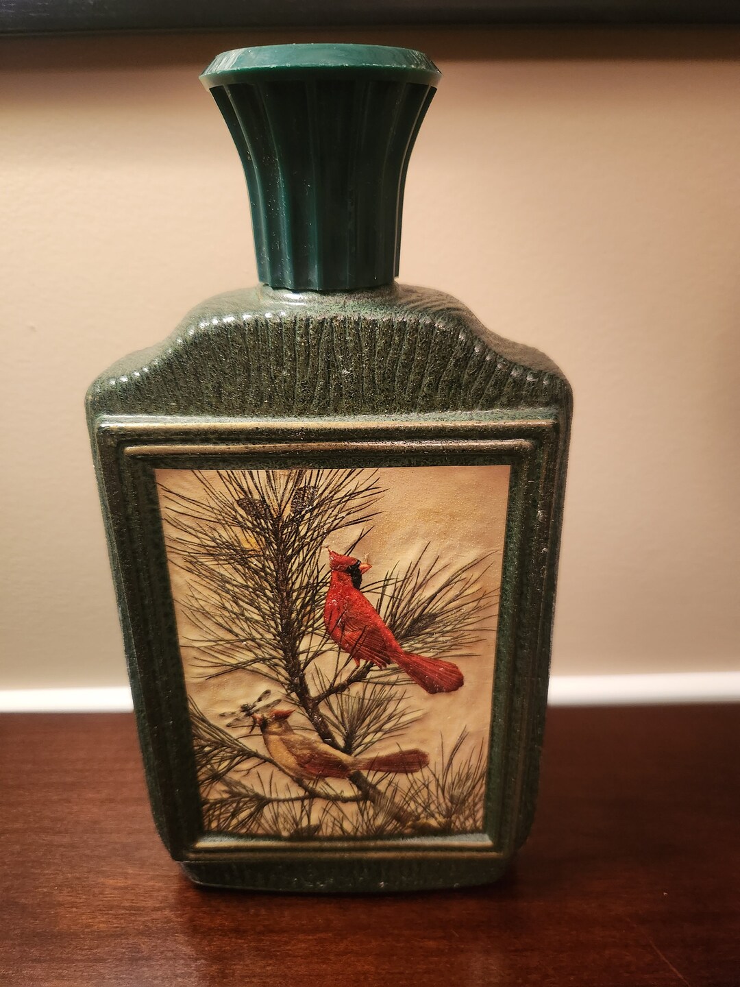 Vintage Jim Beam Whiskey Decanter Cardinals by James Etsy