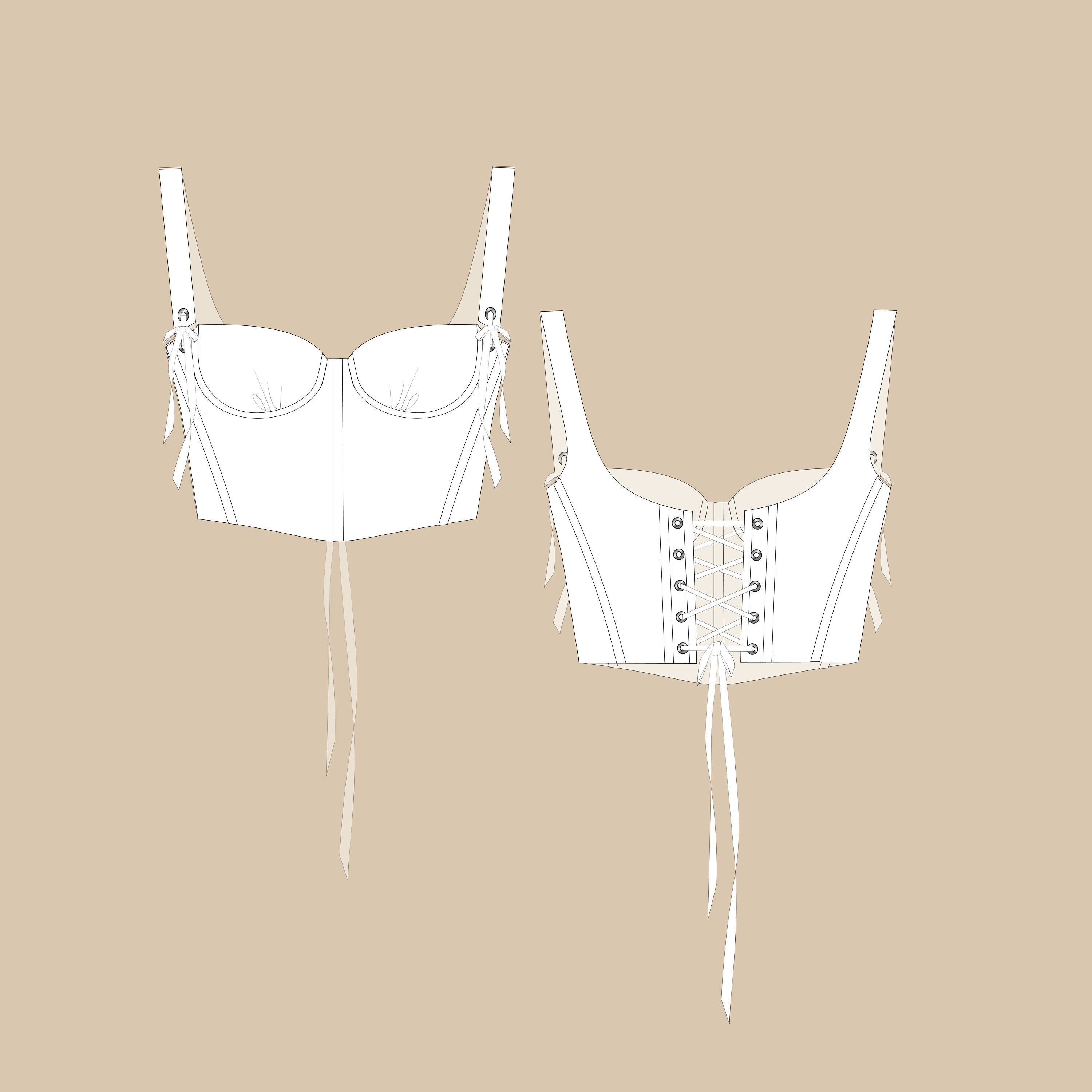 Corset Bralette Pattern 