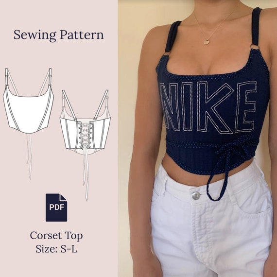 Crop Top / Bustier Free PDF Sewing Pattern • Make it Yours