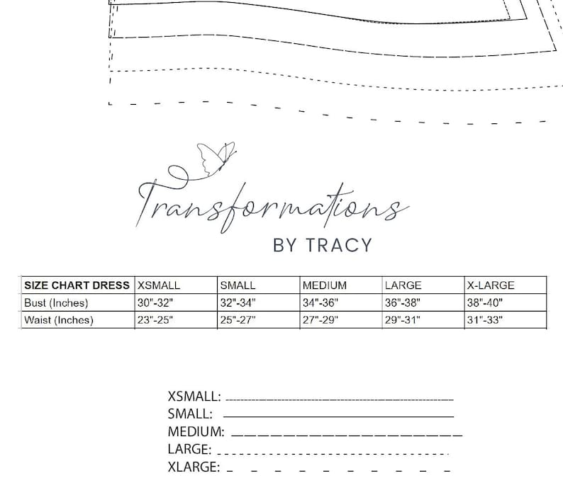 Strapless Corset Sewing Pattern PDF XS-XL image 2