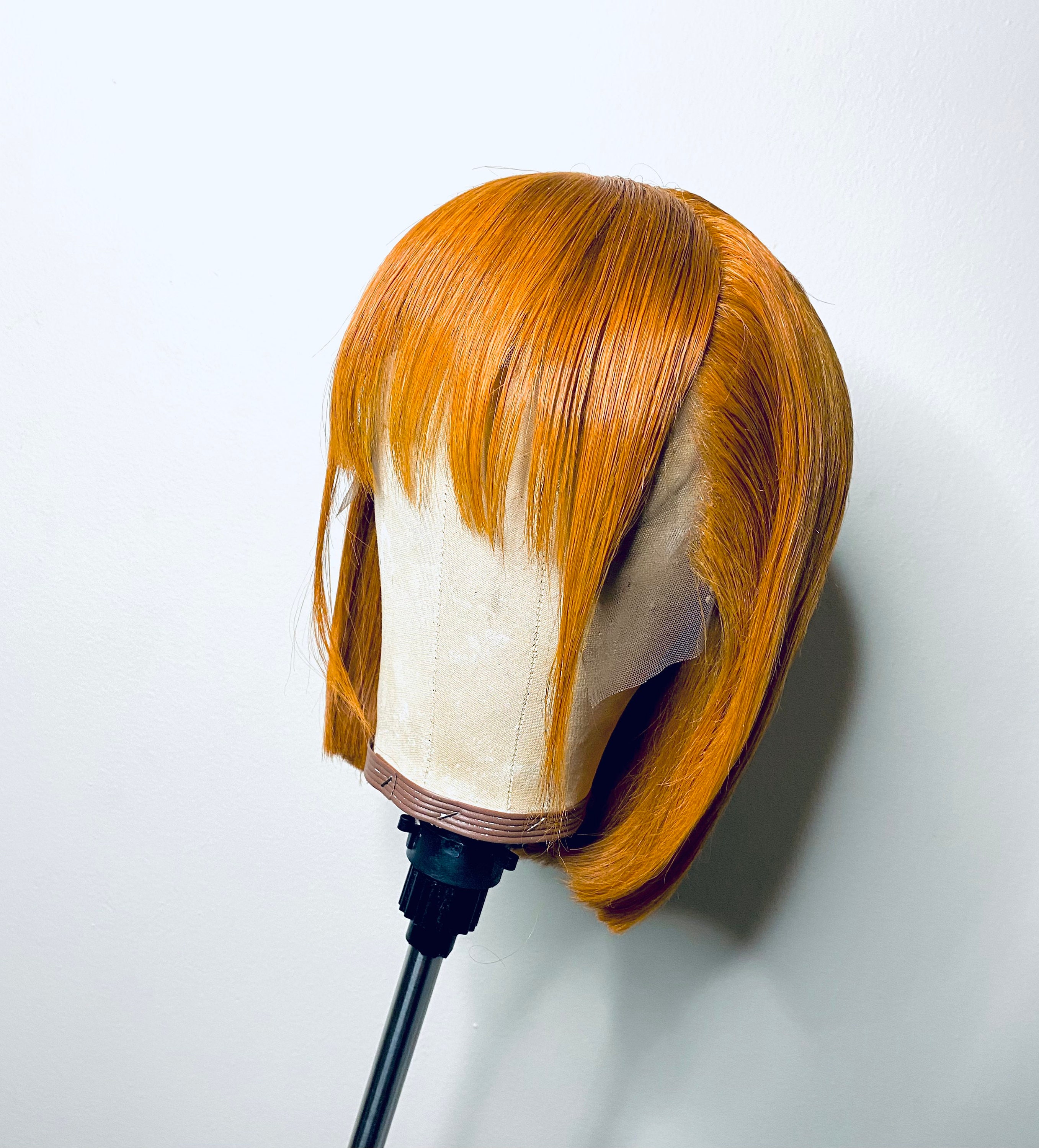 Ginger Bob Wig Ginger Wig Lace front Ginger wig with Bangs Etsy