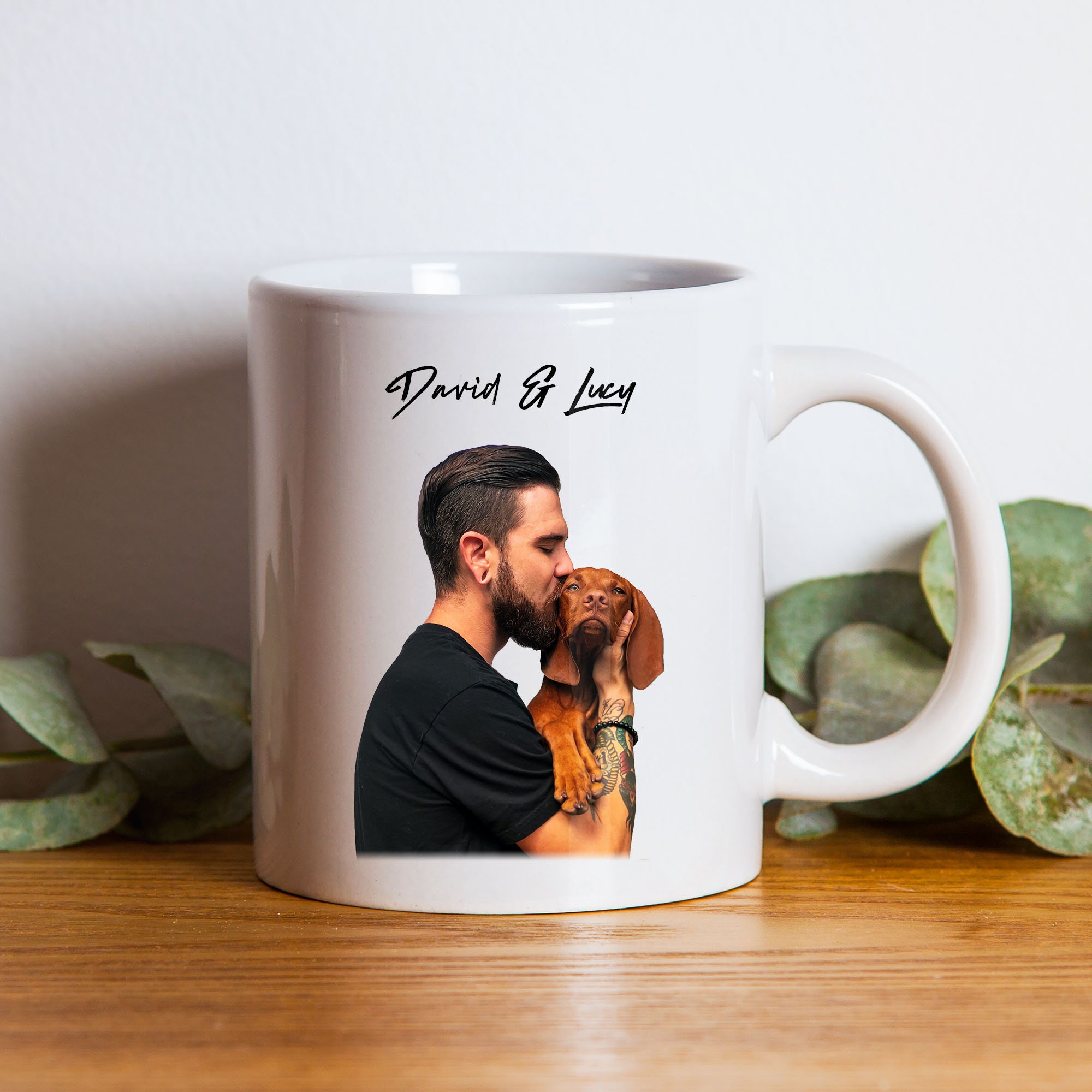 Personalized dog photo mug Dog owner mug Custom pet coffee Etsy