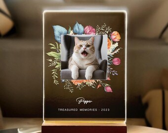 Cat memorial, Pet memorial gift, Cat remembrance gift, Pet Loss Gift, Cat Loss Gift, Pet Loss Gift, Pet Memorial Frame, PLG19