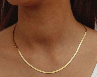 Herringbone Necklace - Etsy