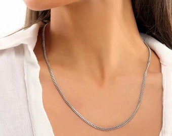 Thin Cuban Chain - Etsy UK