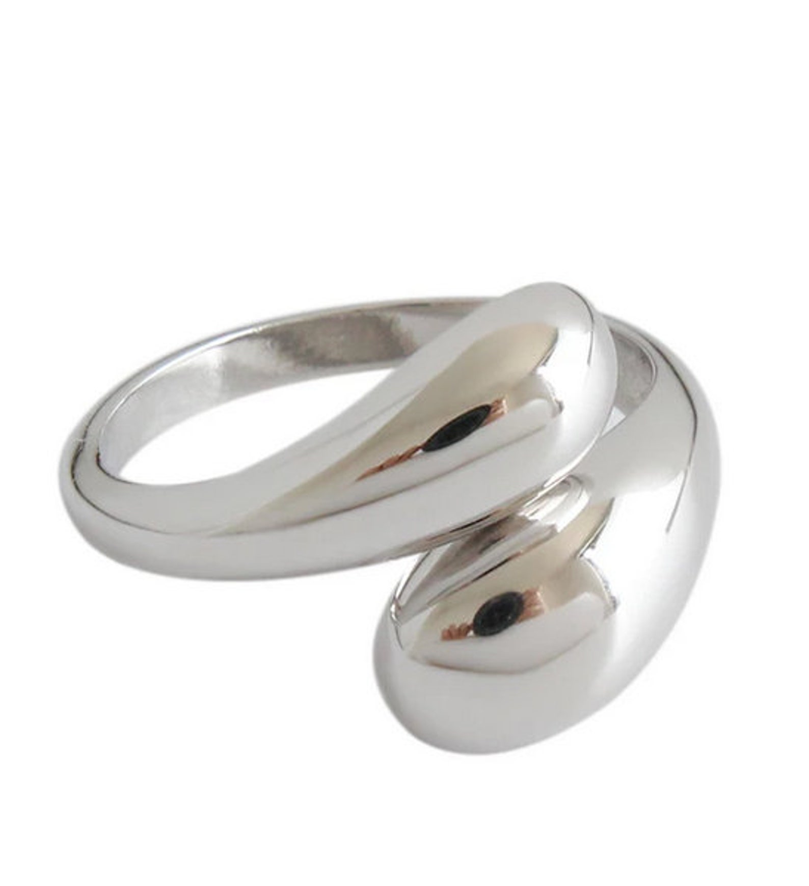 925 Sterling Silver 'Irregular' Ring // Abstract Etsy