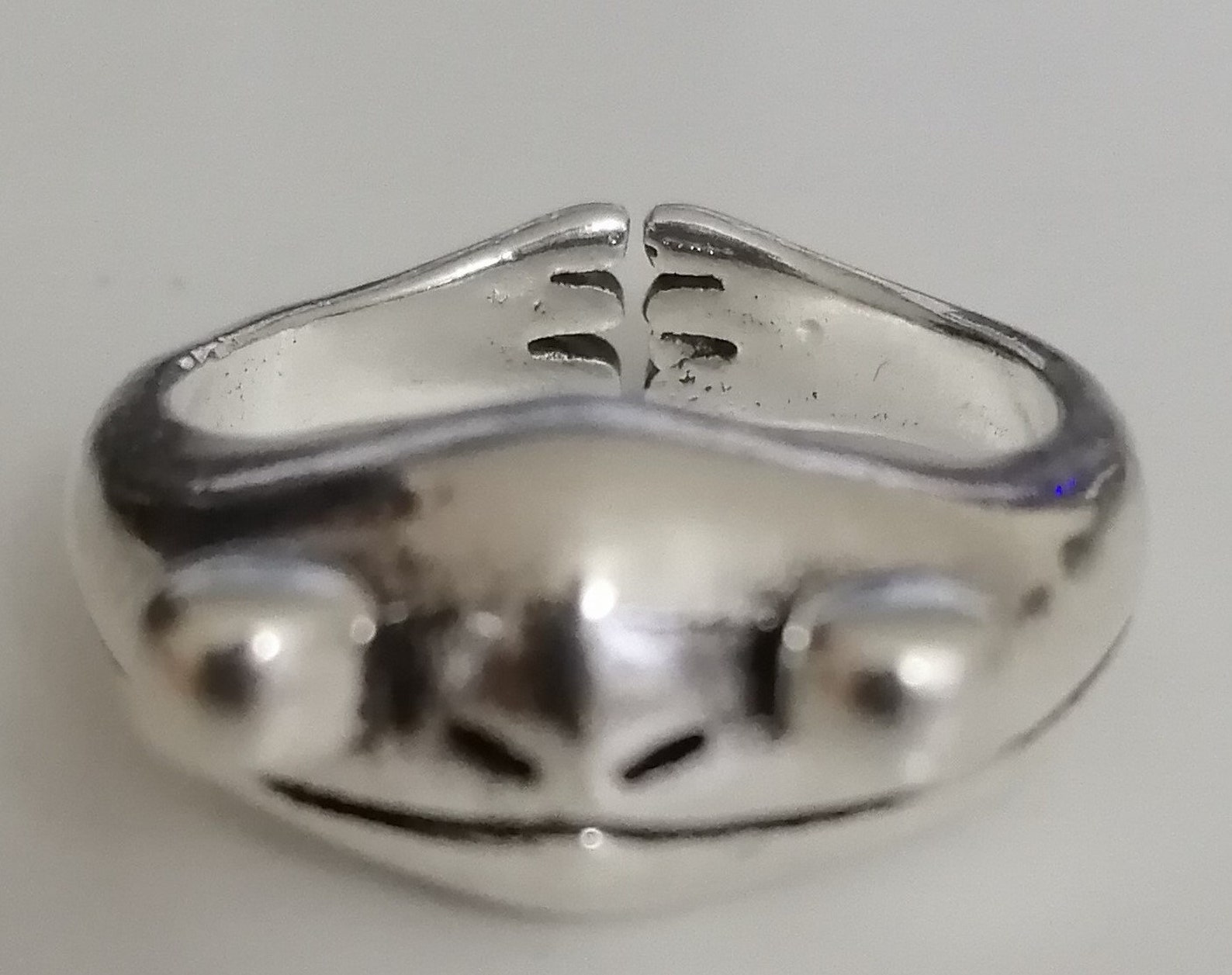Solide 925 Sterling Silber Frosch Ring / / verstellbar offen / | Etsy