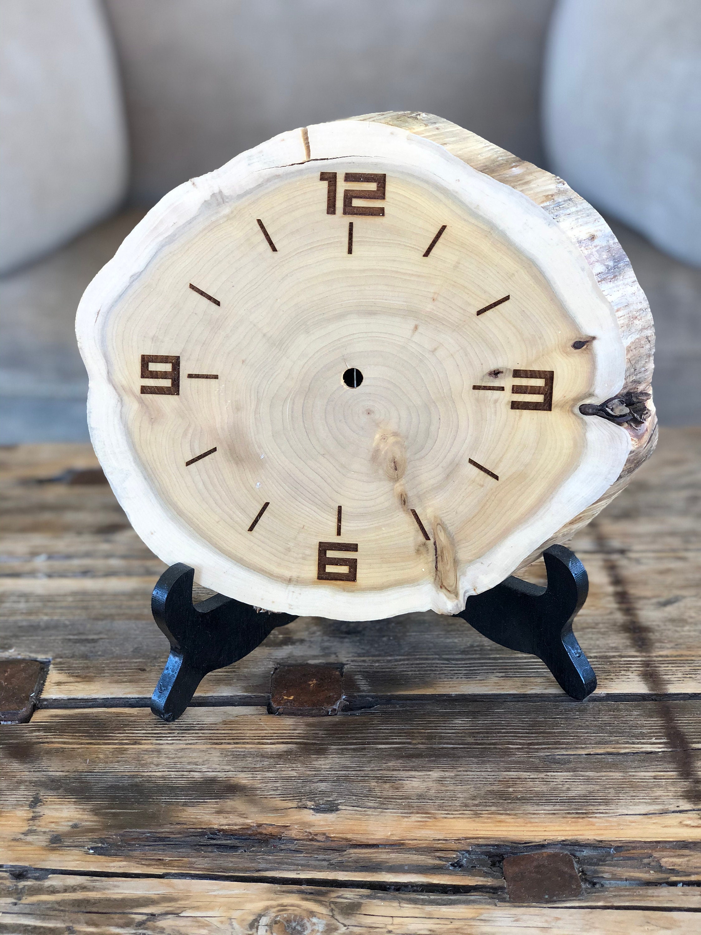 Unfinished Wooden Wall Clock Face DIY Round Wood Clock Wood Etsy UK