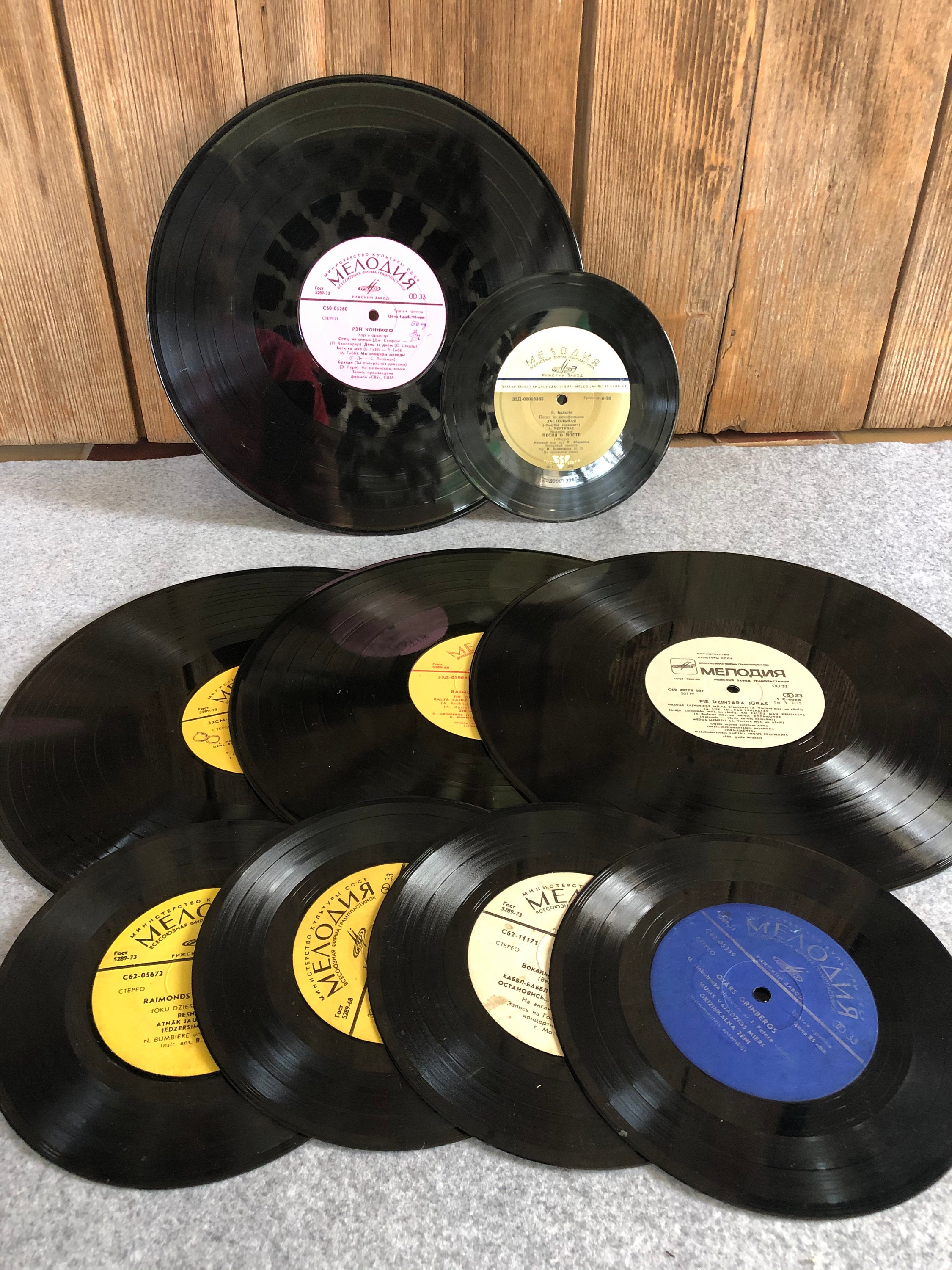 Vinyl Record for Crafting Used Vinyl Record Albums Lot of 9 Etsy UK