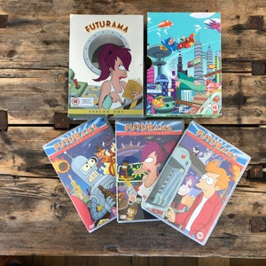 DVD Film Futurama, Staffel One original Set von 3 dvd - Band 1, 2,3, englische Sprache, Matt Groening Erwachsenenanimation
