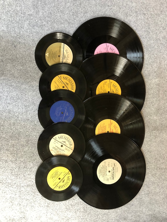 Vinyl Record for Crafting Used Vinyl Record Albums Lot of 9 Etsy