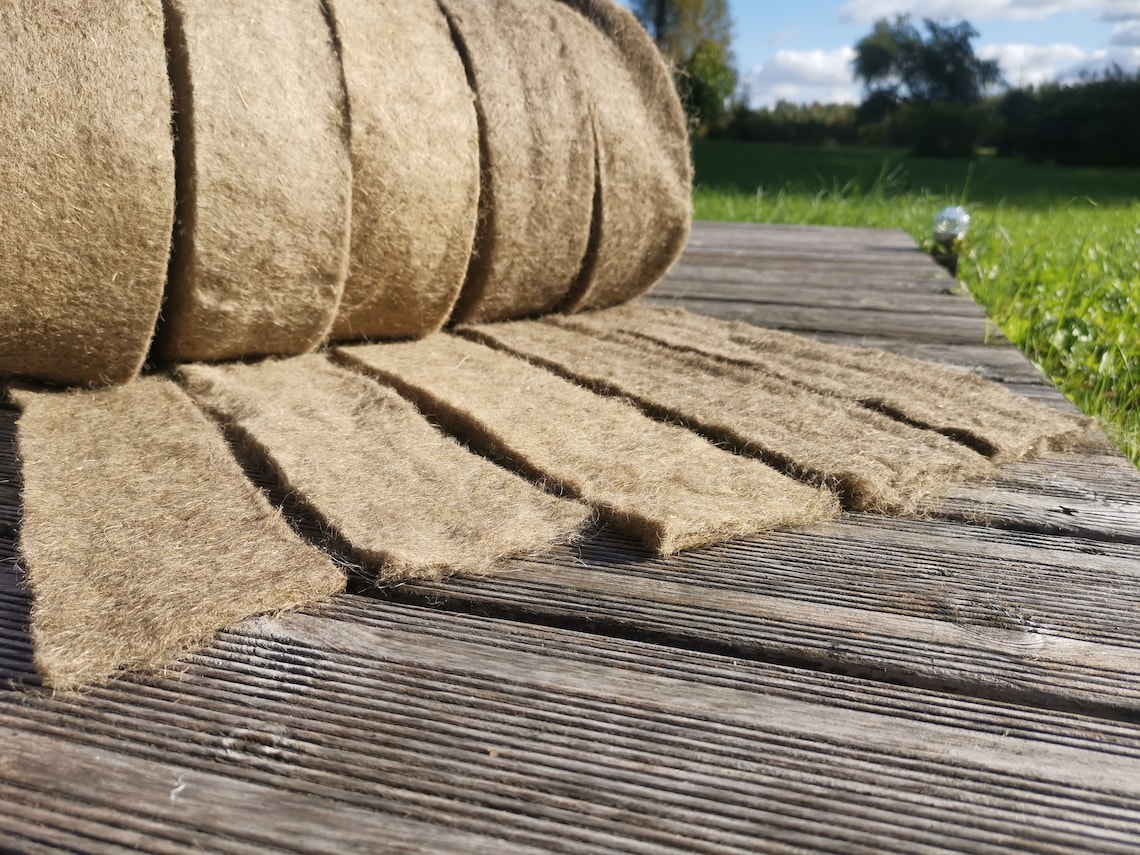 Fibra di lino naturale larghezza 10 cm fibra di riempimento Etsy Italia