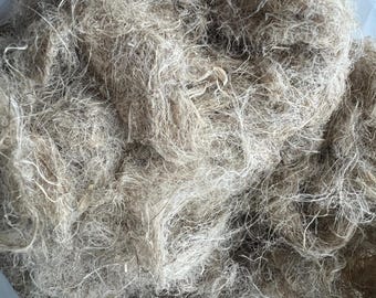 Natürliche Hanffaser 200g / 7oz rohe Öko-Füllfaser zum Basteln, ökologisches Industriell, Spinnen, Basteln