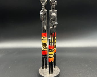 アフリカの彫像 マサイ族 木製 豊穣の象徴 人形 - Etsy 日本