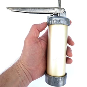ヴィンテージメタルクッキープレス：ケーキデコレーション押し出し機、ベーカリーツール