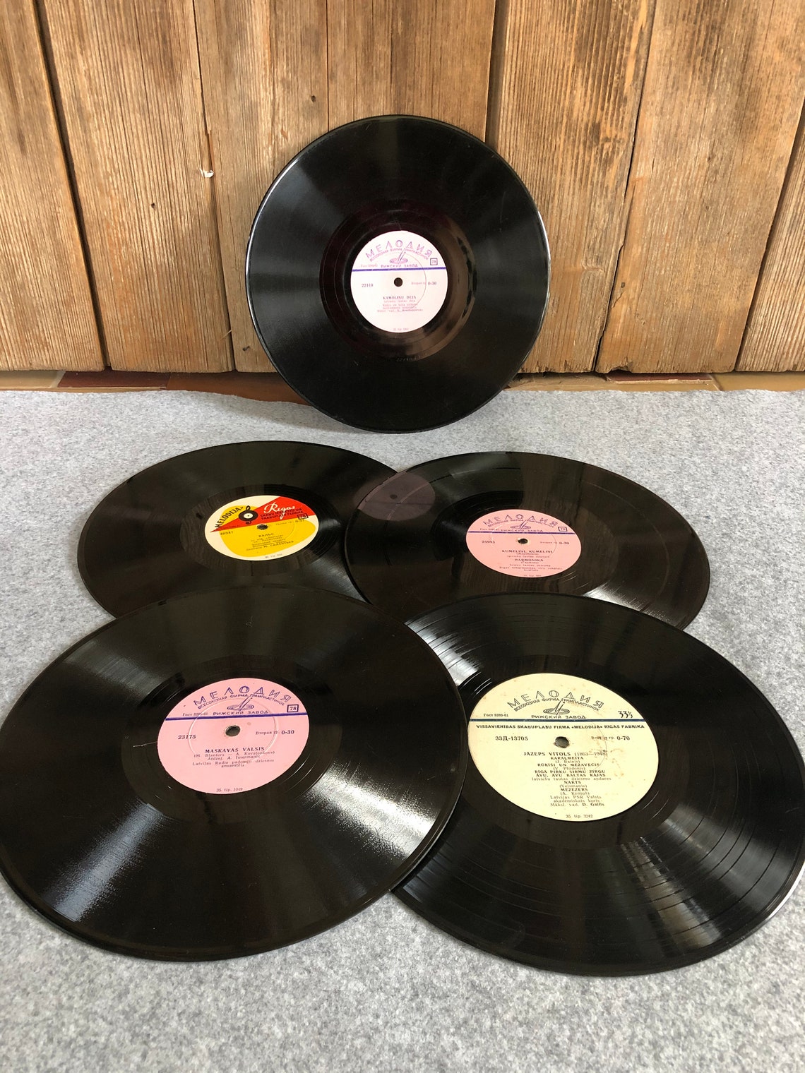 Vinyl Record for crafting Used Vinyl Record Albums Lot of 5 Etsy