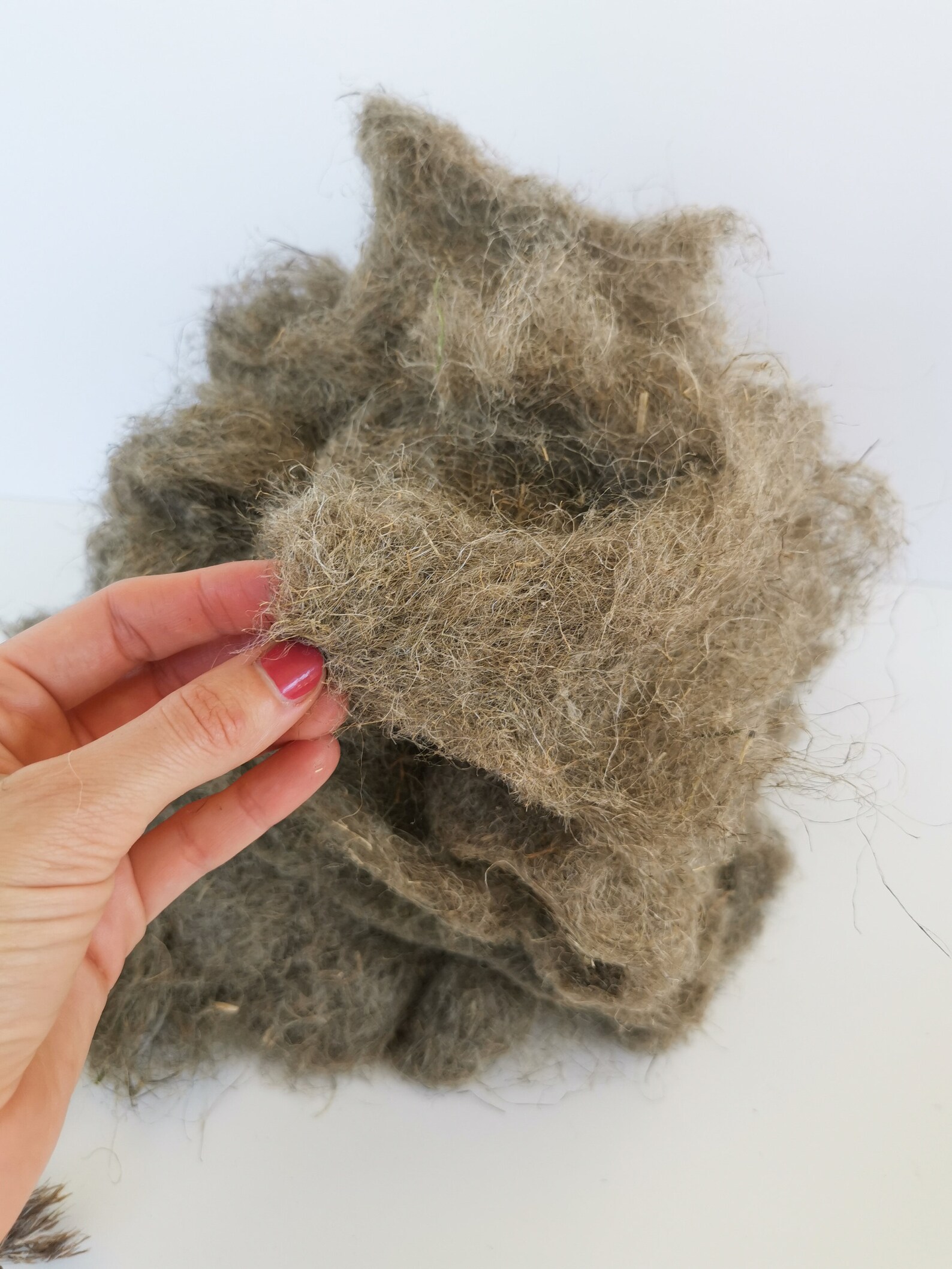 Natural flax fibre 200g / 7oz eco linen filling fiber for Etsy