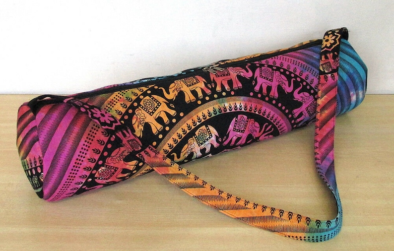 Indian Handmade Bag, Yoga Mat Bag, Cotton Yoga Mat Bag, Sports B Indian Handmade Bag, Yoga Mat Bag, Cotton Yoga Mat Bag, Sports B