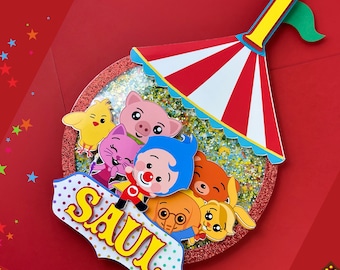 Plim Plim Cake Topper: Personalized Birthday Party Decoration