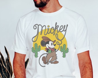 Cowboy Mickey Shirt, Mickey Disney Shirt, Mickey Shirt, Disneyland Holiday Vacation Shirt,Disney Family Vacation Shirt,Disney Shirt