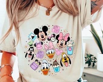 Mickey And Friends Shirts, Mickey And Friends Minnie Donald Daisy Goofy Pluto Shirt, Disneyland Shirt, Disneyworld Shirt