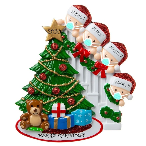 Quarantine Christmas Ornament Etsy
