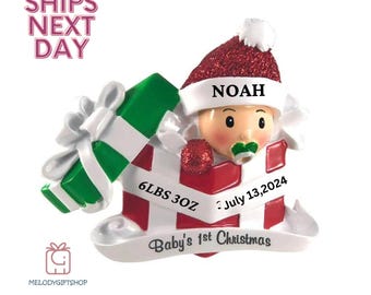 Personalized Baby  First Christmas Ornament 2026,Baby First Ornament 2026,Personalized Baby's 1st Christmas Ornament, Newborn /New Baby