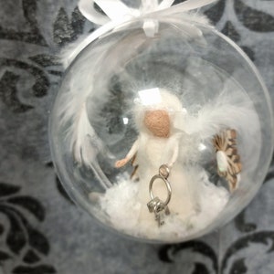 Christmas tree decoration, Angel Decoration, Christmas Angel Ornament, Felted angel,  Handmade Christmas Decoration, Unique Christmas, Gift