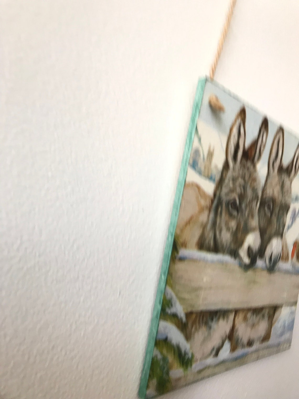 Donkey wall hanging donkey picture donkeys wall decor Etsy