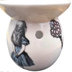 Wax Melt Burner With Alice in Wonderland Design Alice in - Etsy