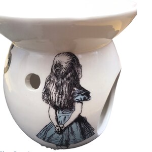 Wax melt burner with alice in wonderland design wax melt | Etsy