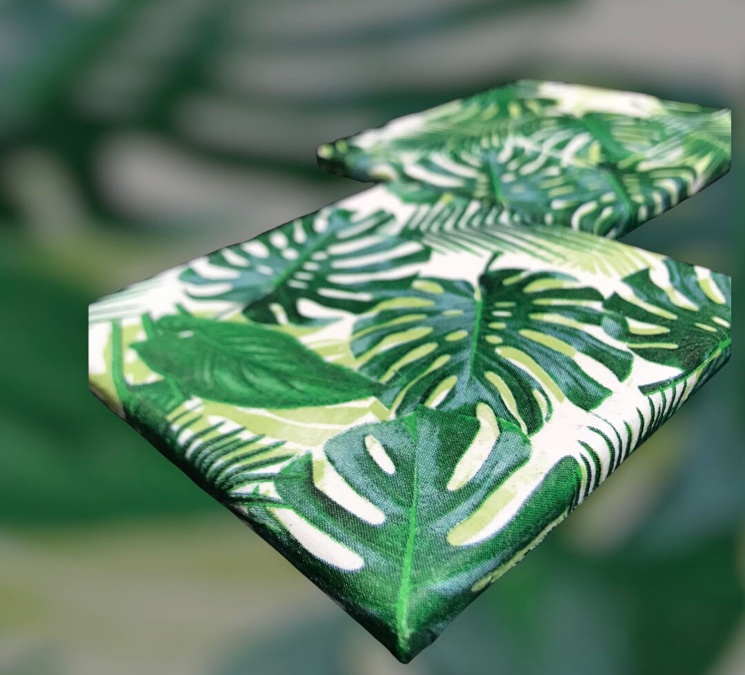 Tropical Leaf Mdf Coasters tropical Palm Leaf Coasters | Etsy UK