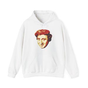 Gene Wilder Unisex Hoodie - Funny Actor Sweatshirt, Movie Lover Gift, Printed Pullover Jumper, Retro Comedian Sweater, Vintage Film Apparel
