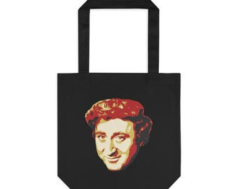 Gene Wilder Tote Bag: Australian Art Print, Cotton Shopping Bag