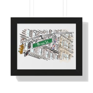 Prince Street, soho, New York City, Streetwear, fashion Illustration, sneaker lover, sneaker head, New York street style, Nike
