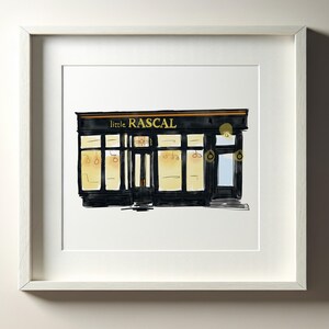 Little Rascal Brooklyn Greenpoint Restaurant Wall Art Custom Restaurant ...