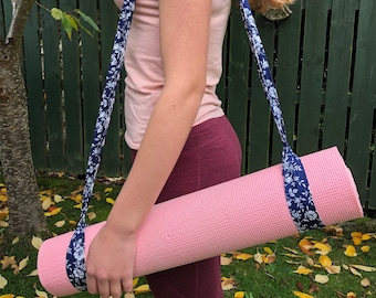 Handmade Cotton Yoga Mat Strap: Exercise Pilates Carrier, Blanket Carrier